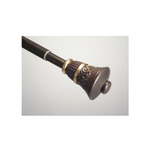 ชุดโบราณโลหะคุณภาพสูง 2 ชิ้นผ้าม่าน Finials วงเล็บก้านสําหรับประตูและหน้าต่าง - Product Image 4