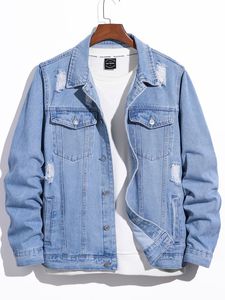 Chaqueta Vaquera Casual de Invierno Vintage Transpirable de Alta Calidad para Hombre con Bordado y Logotipo, Lavado Ácido, 100% Algodón - Product Image 4
