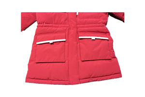 <b>Womens</b> <b>Winter</b> Long Poly Padded Jacket Slim Hooded <b>Parka</b> Coat Ladies Casual Outerwear - Product Image 5