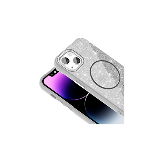 Funda de Silicona de Lujo Netzy para iPhone 11 7 Plus 8 Plus - Rosa para Funda MagSafe con Brillantina Serie SAFA Okso - Product Image 5