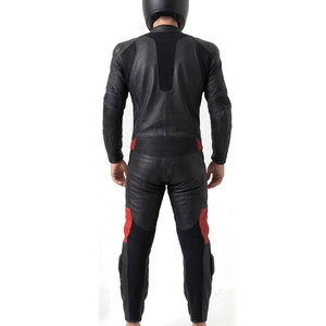 Traje de Motocicleta de Cuero Premium para Hombre, Equipo de Conducción Resistente, Ajuste Suave, Ideal para Carreras, Turismo y Aventuras al Aire Libre - Product Image 5