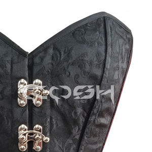 คอร์เซ็ททรงโบรเคดเสริมโครงเหล็กแบบโอเวอร์บัสต์  คอร์เซ็ทกระชับสัดส่วนสไตล์โกธิค แฟชั่นเสื้อท่อนบนกระชับรูปร่าง - Product Image 4