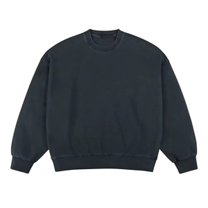 Sweat à capuche personnalisé Streetwear de qualité supérieure 100% coton molletonné à l'acide fabricant de sweat-shirt personnalisé logo imprimé bouffant - Product Image 5