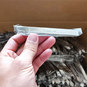 แหนบสแตนเลสสำหรับเชฟมืออาชีพอุปกรณ์ร้านอาหารแหนบแบบแบนและแบบเอียง - Product Image 6