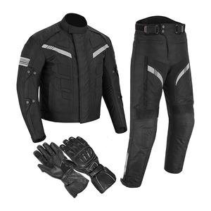 Traje de Motocicleta de Cuero Genuino con Logotipo Personalizado, Chaqueta y Pantalones de Carreras de Motociclismo Textiles, Equipo de Protección Profesional para Motociclistas - Product Image 1