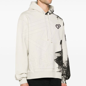 Pullover <span class=keywords><strong>Hoodies</strong></span> dos homens melhor Design Logotipo Personalizado Inverno Casual Poliéster/Algodão Streetwear com Impressão Feita no Paquistão - Product Image 3
