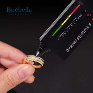 Anillo de boda original de Plata de Ley 925 de 18 quilates de oro blanco de gran oferta para hombre con diseño de princesa y diamante de moissanita de tres filas - Product Image 6