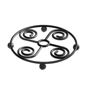 Handmade <b>Trivet</b> Elegant Classic Round Red P.coated Stylish Vintage Fancy Decorative Customized logo Print Antique <b>Trivet</b> - Product Image 5