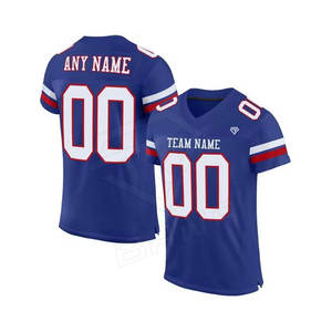 Vente en gros personnalisée de maillots de football américain de qualité supérieure Service OEM Maillot américain Offre Spéciale Maillot français respirant - Product Image 3