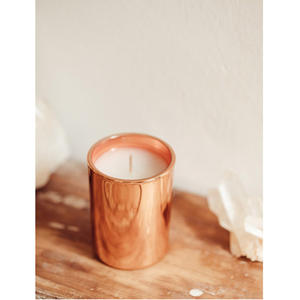 Dernier modèle de boîtes à bougies en cuivre de forme ronde conteneurs à bougies meilleure qualité pour les décorations d'éclairage de table de fête de mariage - Product Image 4