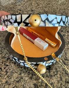 Sacs à main en résine nacrée glamour - Sac à main de mariée personnalisé, style ange, couleur personnalisée, logo, fonction porte-monnaie pour femmes - Product Image 5