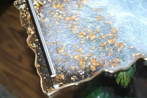 Resin <b>Decorative</b> Tray in Multiple Colors Rectangle Home <b>Decor</b> Resin Tray High Quality - Product Image 3