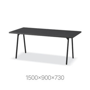 Bureau de bureau 3x5 au design moderne coréen Surface en bois anti-rayures de 1500x900mm avec table de conférence modulaire à cadre en acier fabriquée en Corée - Product Image 3