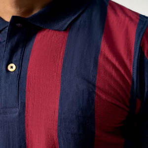 Camiseta Polo de Manga Corta Ligera y Elegante, Cuello Camisero, 100% Algodón, Servicio OEM, Estampado, Camisetas Polo para Hombre - Product Image 6