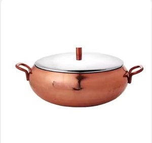 Premium Leaves On Top <b>Lid</b> Metal Hot <b>Pots</b> Food & Chapati Storage Restaurant Hotels & Events Table Top Decorative Hot <b>Pot</b> Trending - Product Image 2