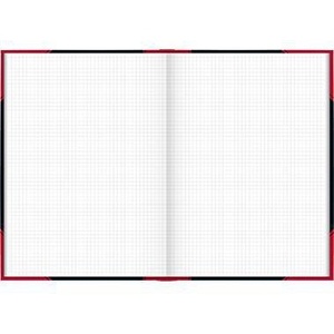 Knig & Ebhardt DIN A4 Squared Notebook 96 Sheets Black/Red - Product Image 1