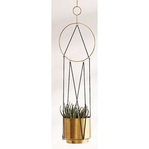 Macetas de Metal, macetas redondas para interior y exterior, decoración del hogar para jardín, sala de estar, balcón, maceta colgante - Product Image 5
