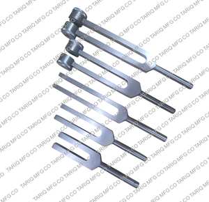 Recién llegado, juego de diapasones neurológicos de diagnóstico, 128Hz, 256Hz, 512Hz, 1024Hz, 2048Hz, para estudiantes de medicina - Product Image 6