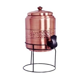 Copper Hand-made Classic Style <b>Water</b> <b>Cooler</b> Exclusive Quality <b>Water</b> Drinking <b>Dispenser</b> HANDGRIP Shape 24-Hour Thermal Insulation - Product Image 6