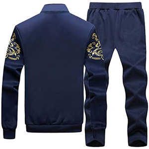 Ensembles de survêtements de football personnalisés unisexes, coupe ajustée, avec cordon de serrage, anti-transpiration, légers, pour l'hiver et le jogging - Product Image 5