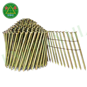 Vástago de anillo liso duradero Clavos de bobina de acero Diseño de cabeza plana a cuadros para la fabricación de paletas competitivas Vietnam - Product Image 6