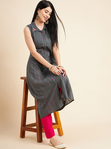 ชุด kurti ทันสมัยสำหรับผู้หญิงชุด kurta dupatta อินเดียแบบชนเผ่าพื้นเมืองสำหรับผู้หญิง - Product Image 3