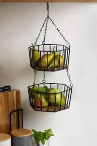 ตะกร้าผลไม้โลหะสำหรับห้องครัวในบ้านให้การรองรับที่แข็งแกร่งด้วยโครงสร้างการตกแต่งที่สะอาดสมบูรณ์แบบ - Product Image 4