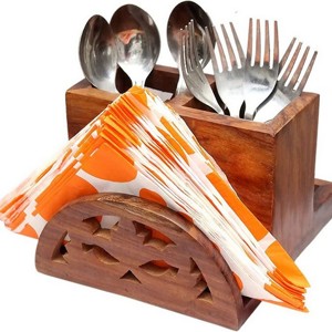 Kitchen Tools <b>Wood</b> & Marble Spoon Rest Metal Kitchen Holder for <b>Spatulas</b> Spoons Tongs More - Product Image 3