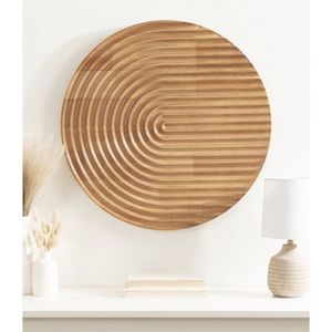 Handmade Xoắn Ốc Hoa Bằng Gỗ Tường Nghệ Thuật Khắc Gỗ Bảng Điều Chỉnh Với Thông Tư Hoa Mô Hình Mộc Mạc Tường Bằng Gỗ Trang Trí Nội Thất Tường Treo - Product Image 5