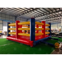 2025 vente populaire anneau de boxe gonflable de haute qualité carnaval location anneau de lutte gonflable arène pour enfants et adultes