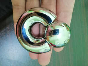 Monster <b>Magnetic</b> Ball Stretcher Penis <b>Piercing</b> Ring Stainless Steel Custom Color & Design High Quality - Product Image 2