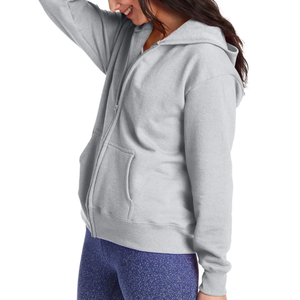 OEM Meilleure conception sur mesure sweats à capuche avec fermeture éclair pour femmes léger confortable Street Wear manches longues - Product Image 6