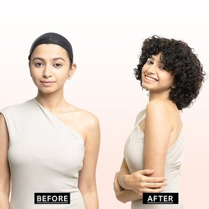 Curly <b>Bob</b> <b>Wig</b> Hair Extensions Curly Hair <b>Wigs</b> For Women Natural Black - Product Image 4