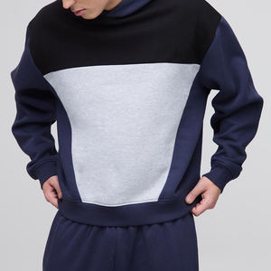 Conjunto de Sudadera con Capucha y Pantalones Deportivos de Invierno Personalizados MOVATEXTILE de 600 GSM para Hombre, Corte Cuadrado, Ligero, de Algodón - Product Image 3