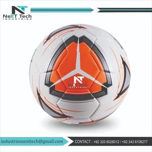 Balón de entrenamiento de fútbol de Next Tech Industries, material de PU para fines de entrenamiento con diseño personalizado y logotipo personalizado - Product Image 6
