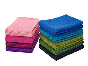 Meilleure vente Serviette de yoga légère à séchage rapide Prix de gros Nouveau design élégant Tissu doux Serviette de fitness lavable pour le yoga - Product Image 2