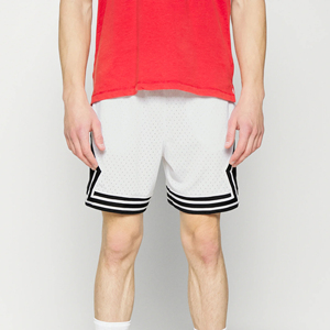 Colorful White Mesh Shorts Polyester Mesh Basketball Shorts Double <b>Layer</b> Custom Mesh Shorts - Product Image 2