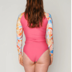 OEM couleur blanche séchage rapide éruption gilet à manches longues maillot de bain résistant au chlore éruption garde femmes surf vêtements de sport éruption garde - Product Image 6