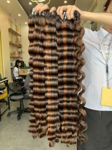 Extensions de cheveux humains vietnamiens vierges naturels 100% paquets de cheveux Remy non transformés de luxe - Product Image 3