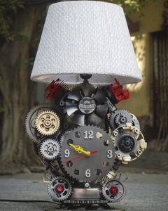 Horloge Cadeau Personnalisée, Horloge Cadeau d'Entreprise, Horloge Pièces de Moto, Horloge Pièces Métalliques, Horloge Artistique, Horloge Engrenages Moteur, Personnalisation Vietnam 2026 - Product Image 2