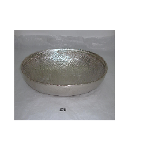 Cast Aluminum Eco-Friendly Modern Round Serving Tray and Bowl Home Decor Indoor - Product Image 1