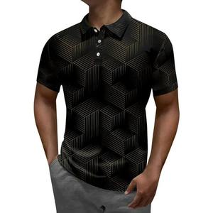 Nouveauté Chemises pour hommes de haute qualité en tricot Design personnalisé Matière respirante Motif uni décontracté Manches courtes Été - Product Image 5