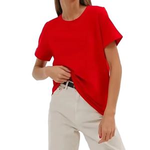 Camisetas Cortas Lisas de Diseño Sólido para Mujer, Camisetas Cortas Modernas para Mujer, Camisetas Cortas en Oferta para el Verano 2026 - Product Image 4