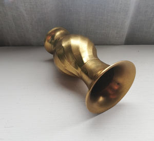 Vases à fleurs de sol de grande taille, design luxueux artisanal, supports en métal, vase à fleurs antique en laiton doré, pot à fleurs et vase de mariage haut - Product Image 3