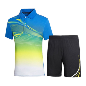 Kit de uniformes de tenis de servicio OME, Polo de secado rápido para hombre y pantalones cortos, kit de uniformes de tenis con diseño impreso por sublimación - Product Image 6