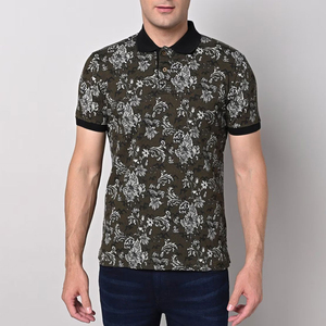 OEM vente en gros 2025 dernier design hommes 100% polyester sublimé pour polos nouveau style tissu imprimé motif tenue décontractée - Product Image 1