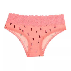 กางเกงในลูกไม้ผ้าฝ้าย100% ใส่สบายดูเซ็กซี่สำหรับผู้หญิงกางเกงในลูกไม้สำหรับผู้หญิงกางเกงในช่วงกลางของ2022จากโรงงานผู้ผลิต - Product Image 3