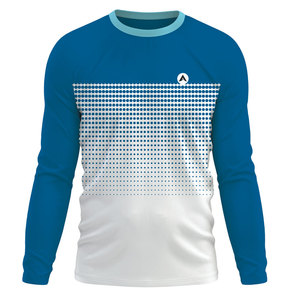 Camiseta de Ciclismo de manga completa con estampado de sublimación para hombres que absorbe la humedad distribuidores OEM - Product Image 1