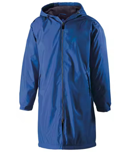 Parka de bain d'hiver imperméable avec logo personnalisé Robe à langer doublée polaire coupe-vent-Respirante et séchage rapide - Product Image 5