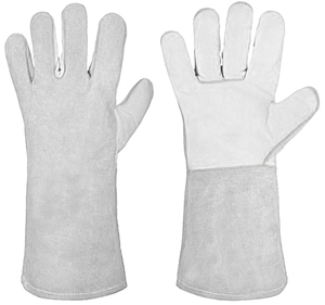 ถุงมือเชื่อม TIG สำหรับงานหนักหนังวัวลายหนังแพะแยกสำหรับความปลอดภัยในอุตสาหกรรมการก่อสร้างป้องกันส่วนบุคคล - Product Image 6